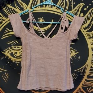 American Eagle Off-Shoulder Shirt